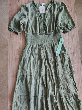 NWT! J Gee Green Dress Size XLP